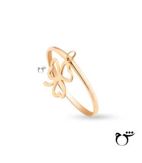 انگشتر رینگ شبدر آویز (توخالی)