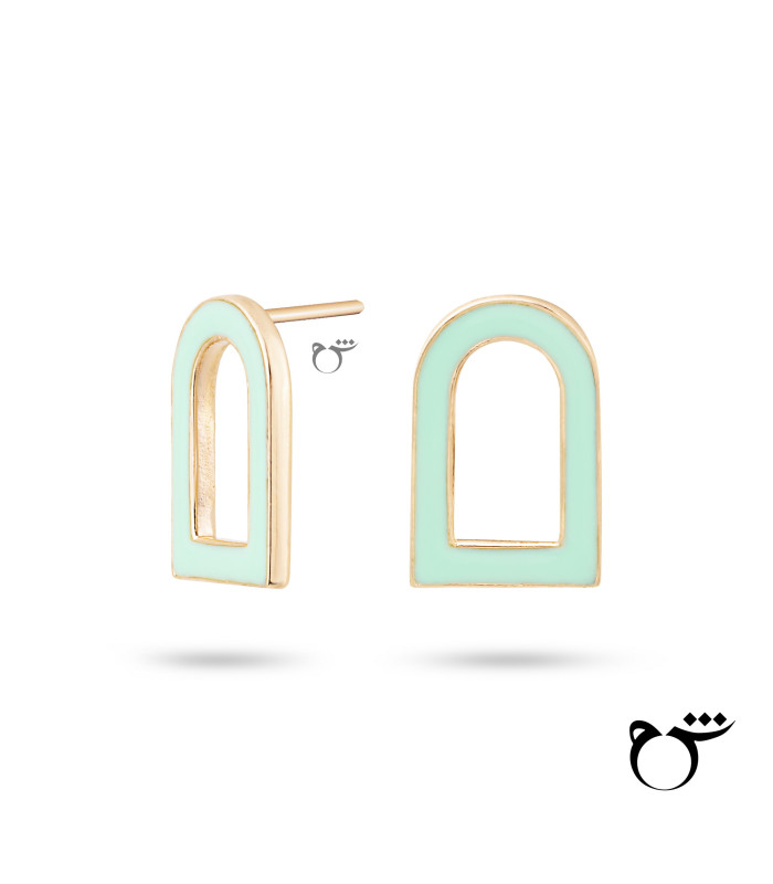 گوشواره مراکشی میناکاری-گالری شیدا مجد