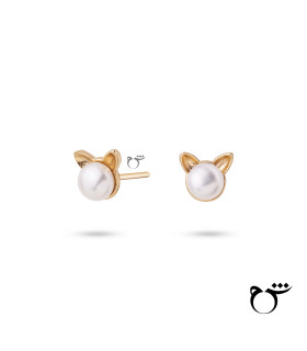 گوشواره روباه مروارید-گالری شیدا مجد