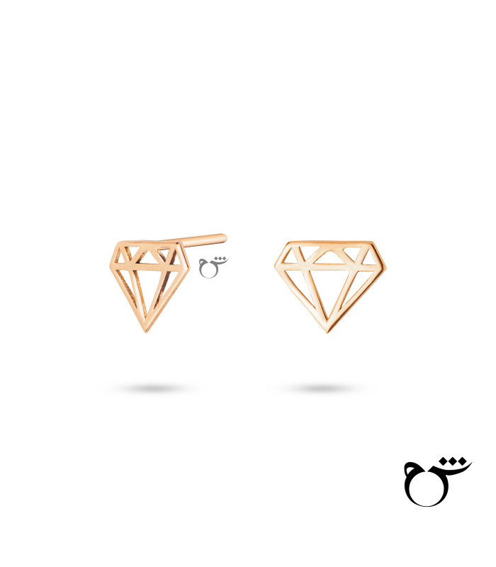 گوشواره الماس - گالری شیدا مجد