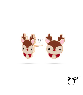 کودک گوشواره گوزن میناکاری-گالری شیدا مجد