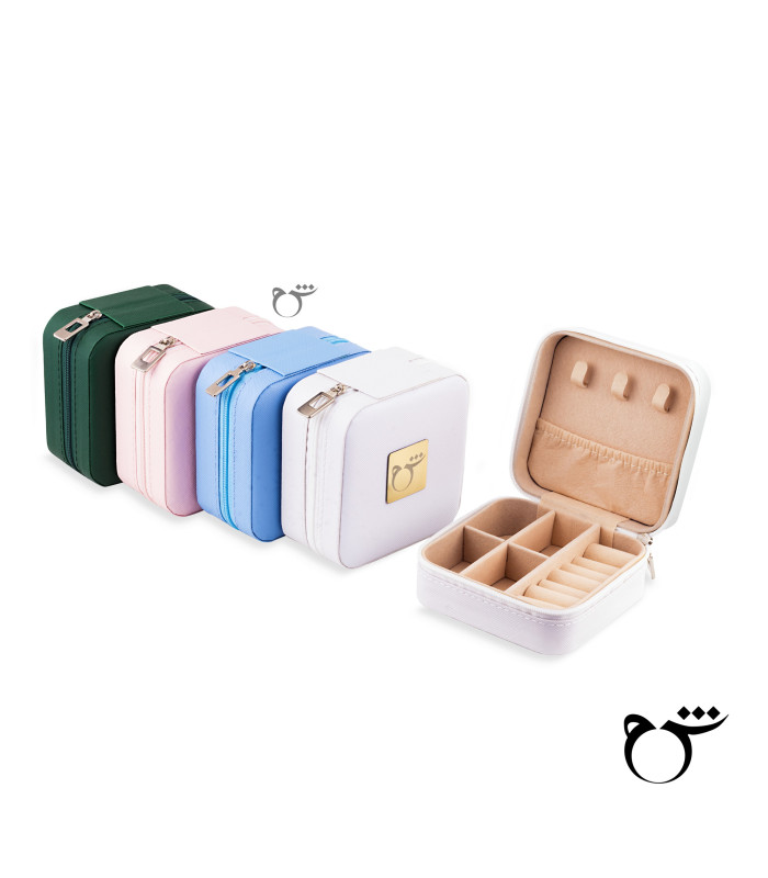 کیف جواهرات سفید-گالری شیدا مجد