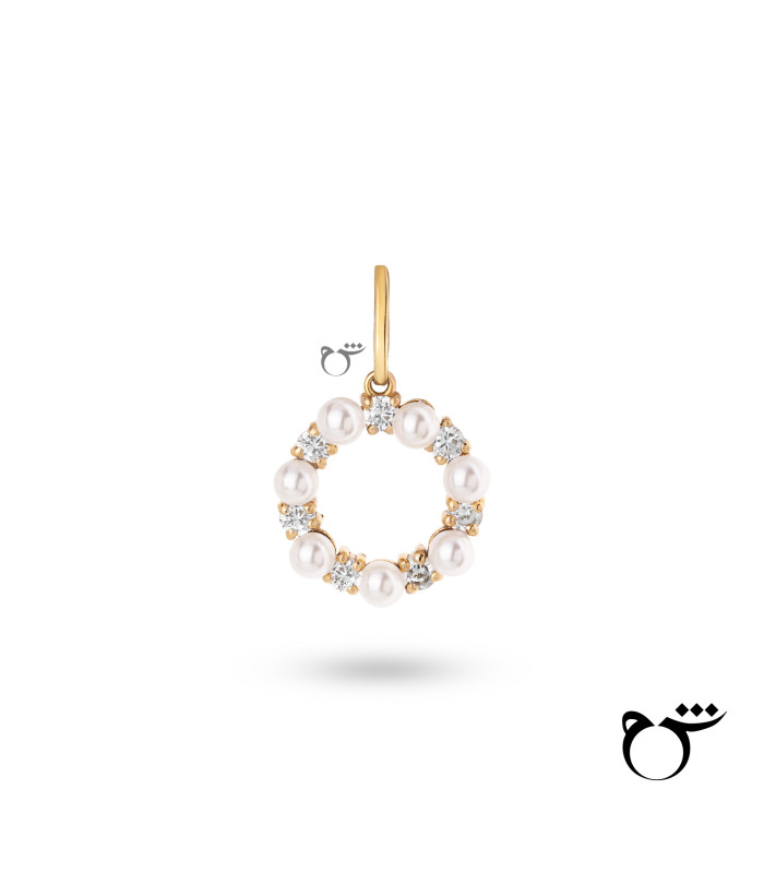 آویز نگین و مروارید