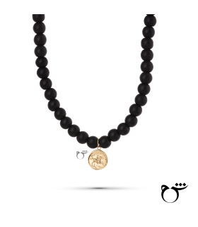 مردانه گردنبند سکه رومی اونیکس مات-گالری شیدا مجد