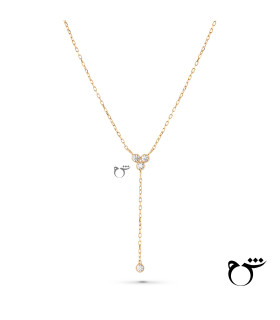 گردنبند انگوری تک نگین