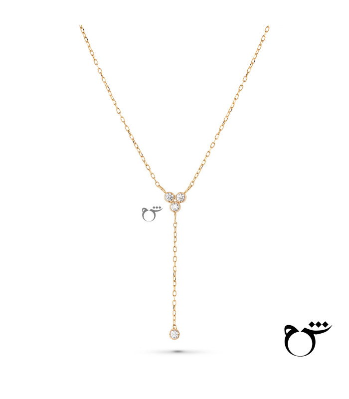 گردنبند انگوری تک نگین