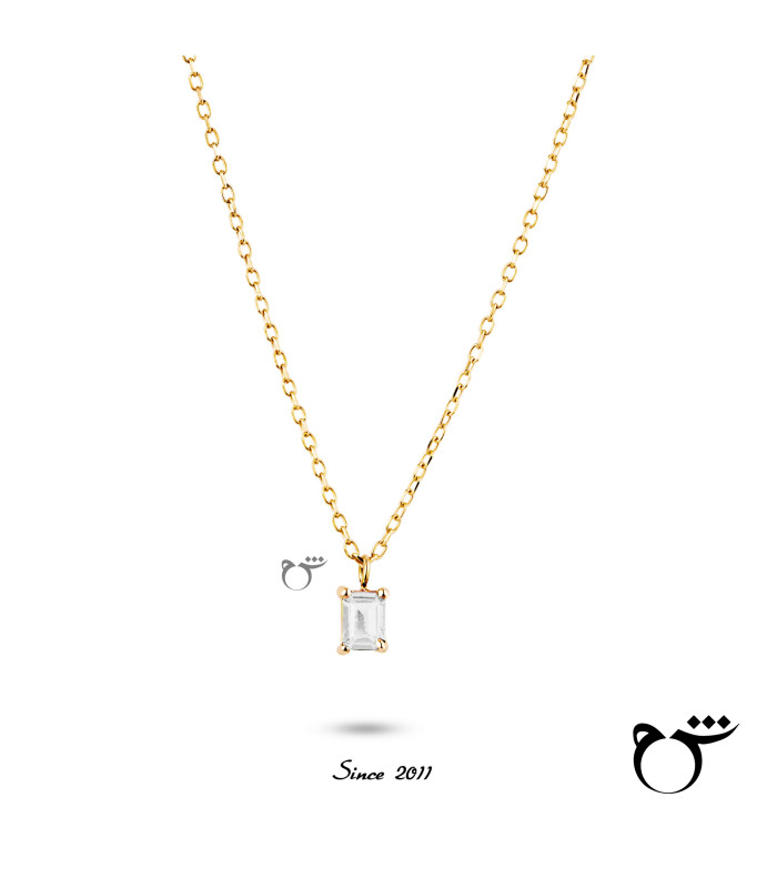 گردنبند تک باگت زیرکن