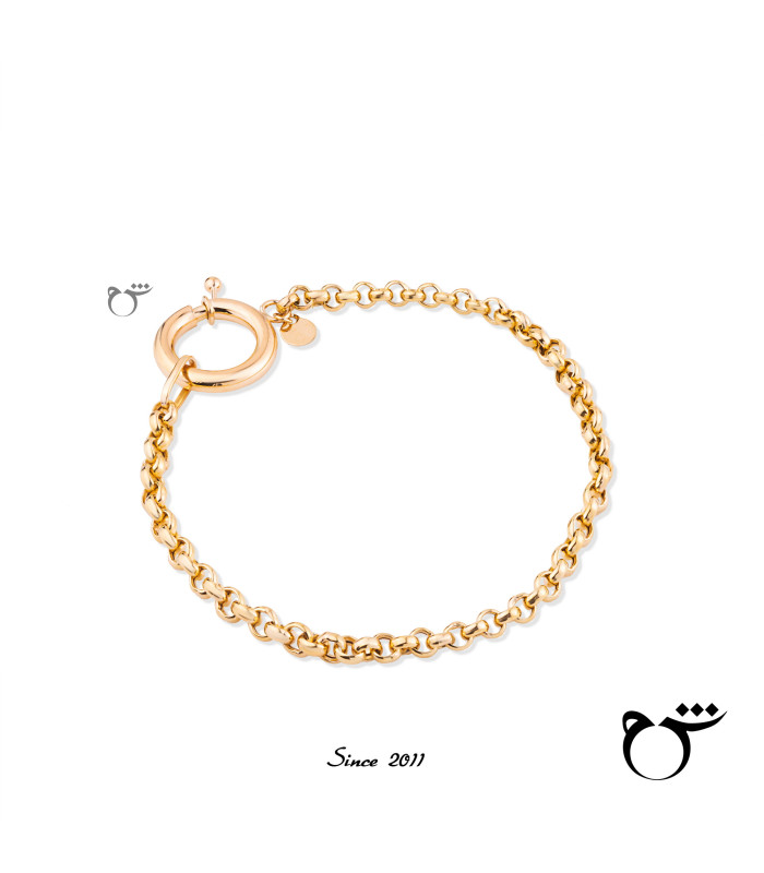 دستبند رولو S و قفل متوسط-گالری شیدا مجد