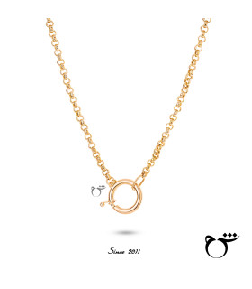 گردنبند چوکر رولو s و قفل متوسط-گالری شیدا مجد