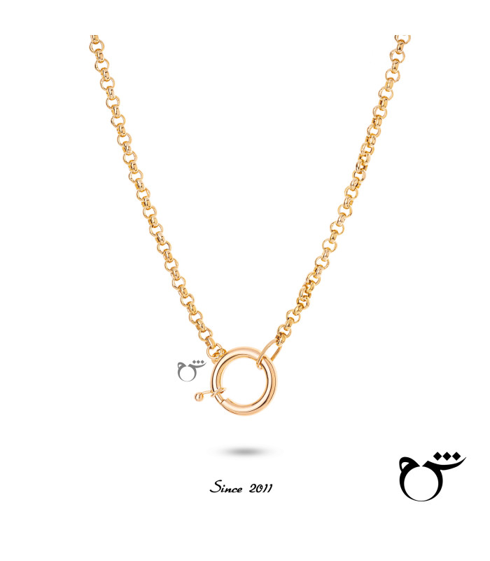 گردنبند چوکر رولو s و قفل متوسط-گالری شیدا مجد