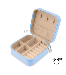 کیف جواهرات آبی-گالری شیدا مجد