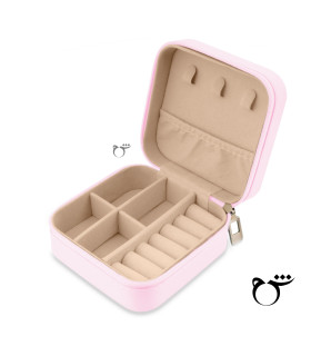 کیف جواهرات صورتی