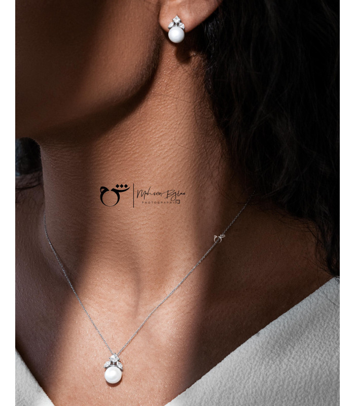 گوشواره جواهر بالیو-گالری شیدا مجد