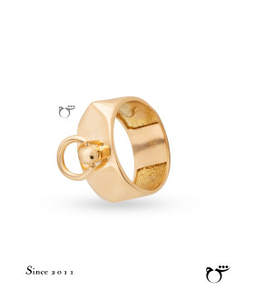 انگشتر پهن هرمس حلقه دار