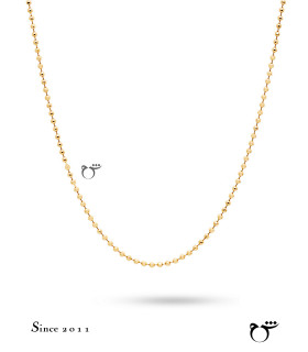 گردنبند زنجیر پنی 44 سانتی متر-گالری شیدا مجد