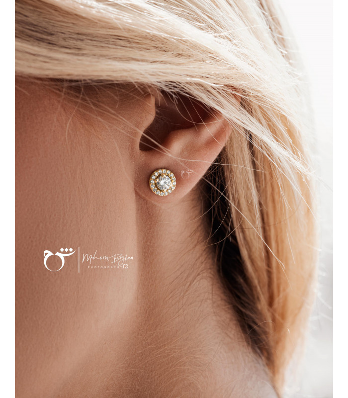 گوشواره تخمه کوچک-گالری طلا شیدا مجد