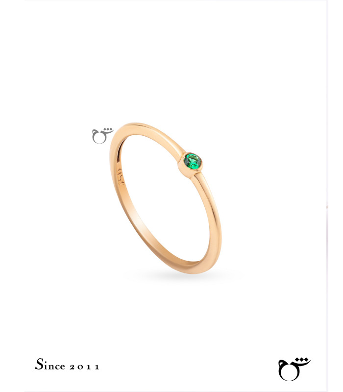 انگشتر تک نگین تورمالین-گالری شیدا مجد