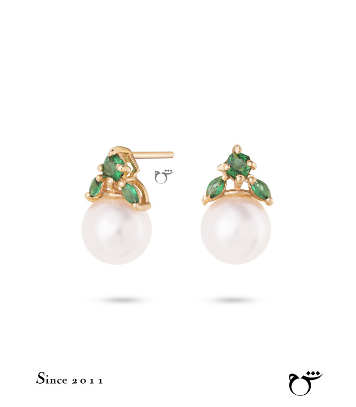 گوشواره بالیو تورمالین