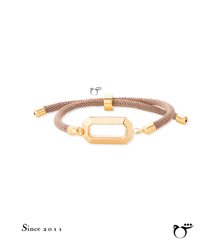 دستبند هریلا بزرگ بندی کرم-گالری شیدا مجد