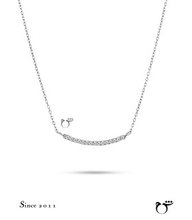 گردنبند جواهر هلالی-گالری شیدا مجد