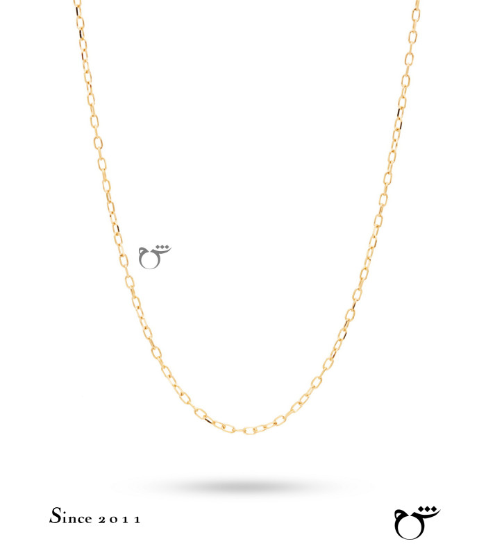 گردنبند زنجیر فلامینگو 45 CM-گالری شیدا مجد