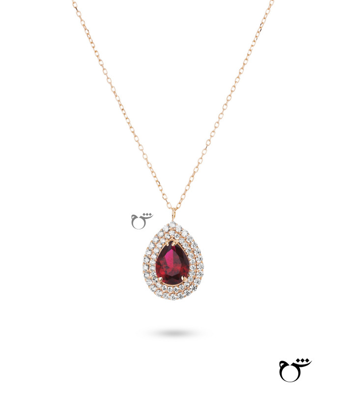 گردنبند خاتون گارنت-گالری شیدا مجد