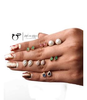 گوشواره مارکیز تورمالین-گالری شیدا مجد