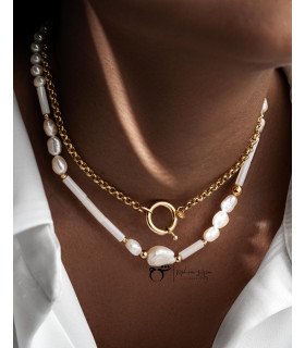 گردنبند چوکر رولو s و قفل متوسط-گالری شیدا مجد