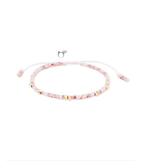 دستبند 6 البرنارد حدید سفید صورتی-گالری شیدا مجد