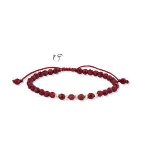 دستبند 5 البرنارد عقیق قرمز-گالری شیدا مجد