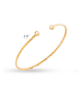 دستبند بنگل پیچک-گالری شیدا مجد