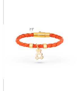 کودک دستبند خرس چرم-گالری شیدا مجد