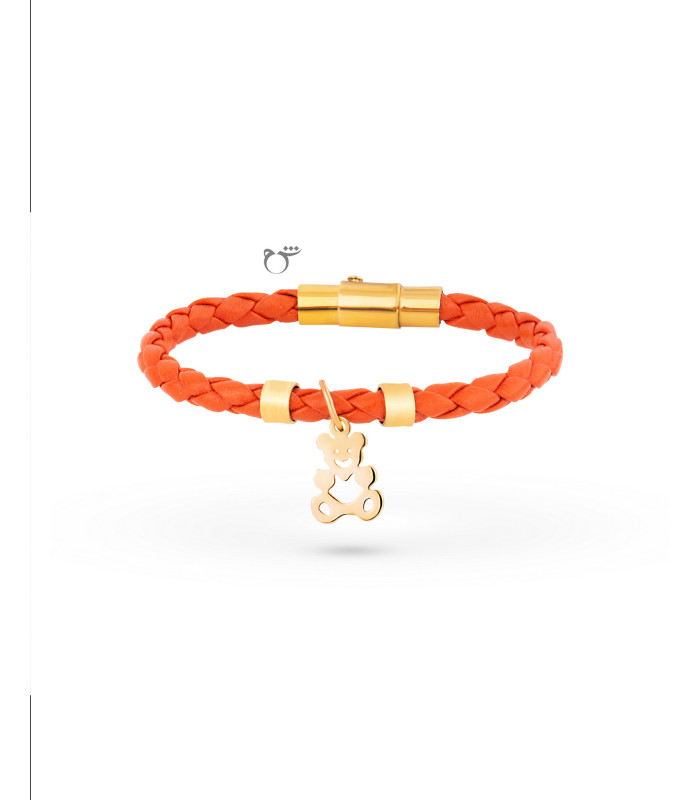 کودک دستبند خرس چرم-گالری شیدا مجد