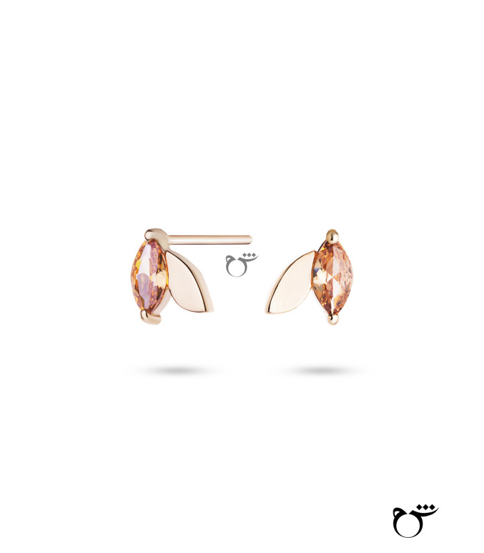 گوشواره برگ پاییزی-گالری شیدا مجد