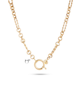 گردنبند چوکر اووال یورمن و قفل متوسط