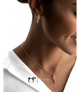 گوشواره ترنج-گالری شیدا مجد