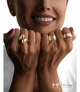 انگشتر صدف-گالری شیدا مجد