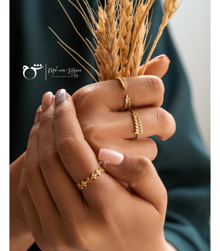 انگشتر گندم - گالری شیدا مجد