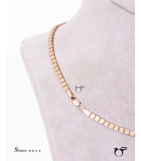 گردنبند آنی رزگلد و مشکی-گالری شیدا مجد