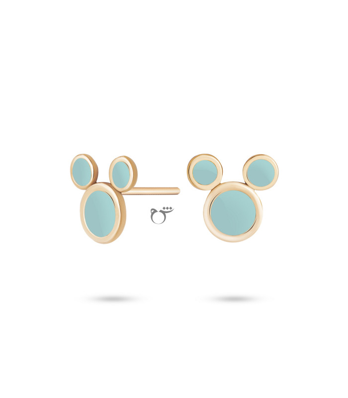 کودک گوشواره میکی سبز-گالری شیدا مجد