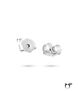 پشت گوشواره میخی طلا سفید