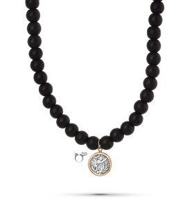 مردانه گردنبند جام تویی اونیکس-گالری شیدا مجد