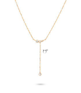 گردنبند سه نگین