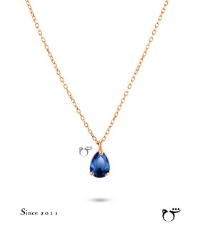 گردنبند اشک یاقوت کبود