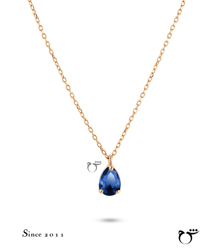 گردنبند اشک یاقوت کبود