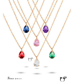 گردنبند اشک زیرکن-گالری شیدا مجد