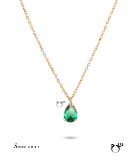 گردنبند اشک تورمالین-گالری شیدا مجد