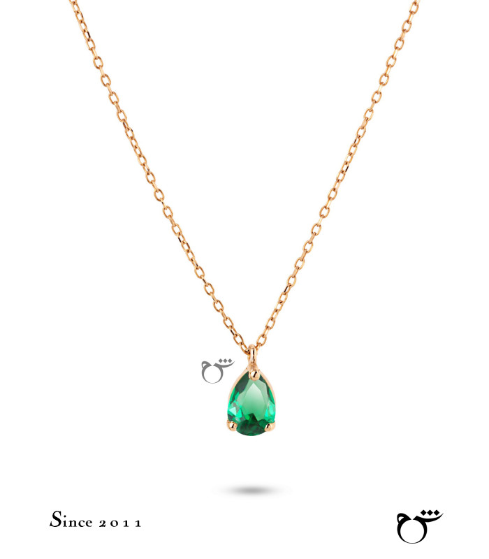 گردنبند اشک تورمالین-گالری شیدا مجد