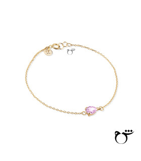 دستبند اشک رز کوارتز