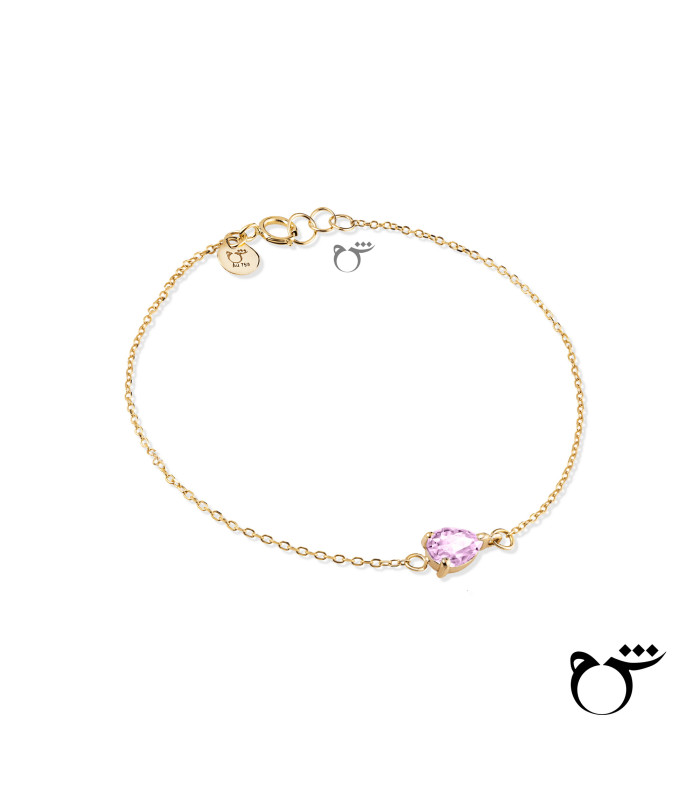 دستبند اشک رز کوارتز